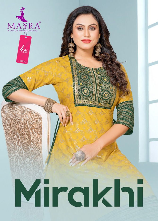 Mayra Mirakhi Wholesale Anarkali Kurti Catalog